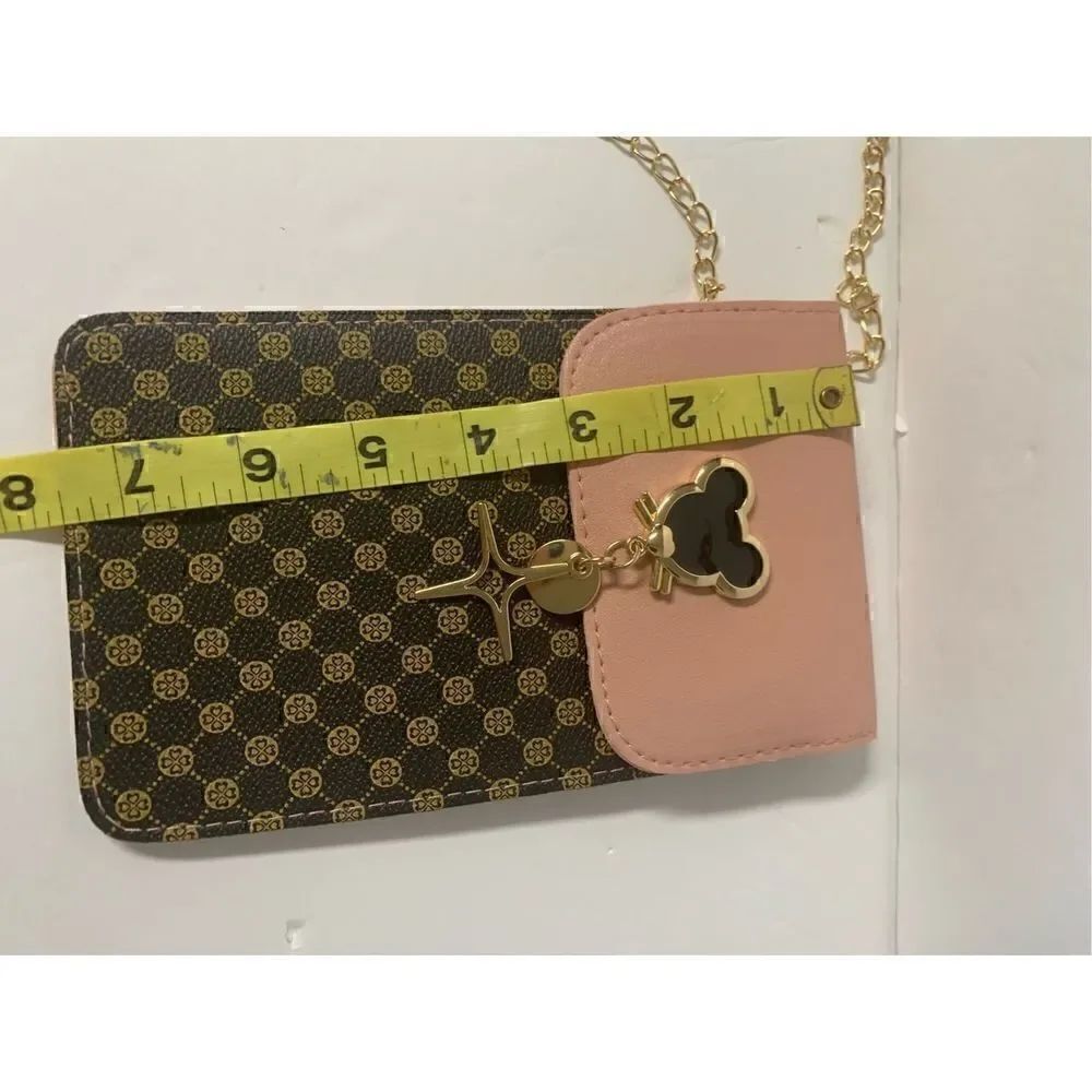Geometric Pattern mini phone bag, Mickey - Picture 8 of 10